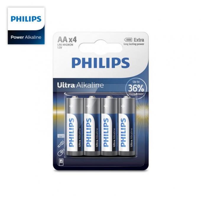 Ultra alkalische langlebige Extrabatterien für alles mittlere zur hohen Größenbatterie Abflussgeräte PHILIPS Ultra Alkalines AA
