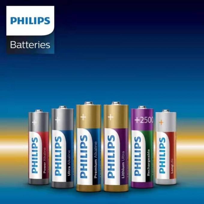 Ultra alkalische langlebige Extrabatterien für alles mittlere zur hohen Größenbatterie Abflussgeräte PHILIPS Ultra Alkalines AA