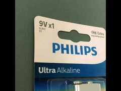 PHILIPS 9-Volt-Alltags-Alkalibatterien für stromhungrige Geräte